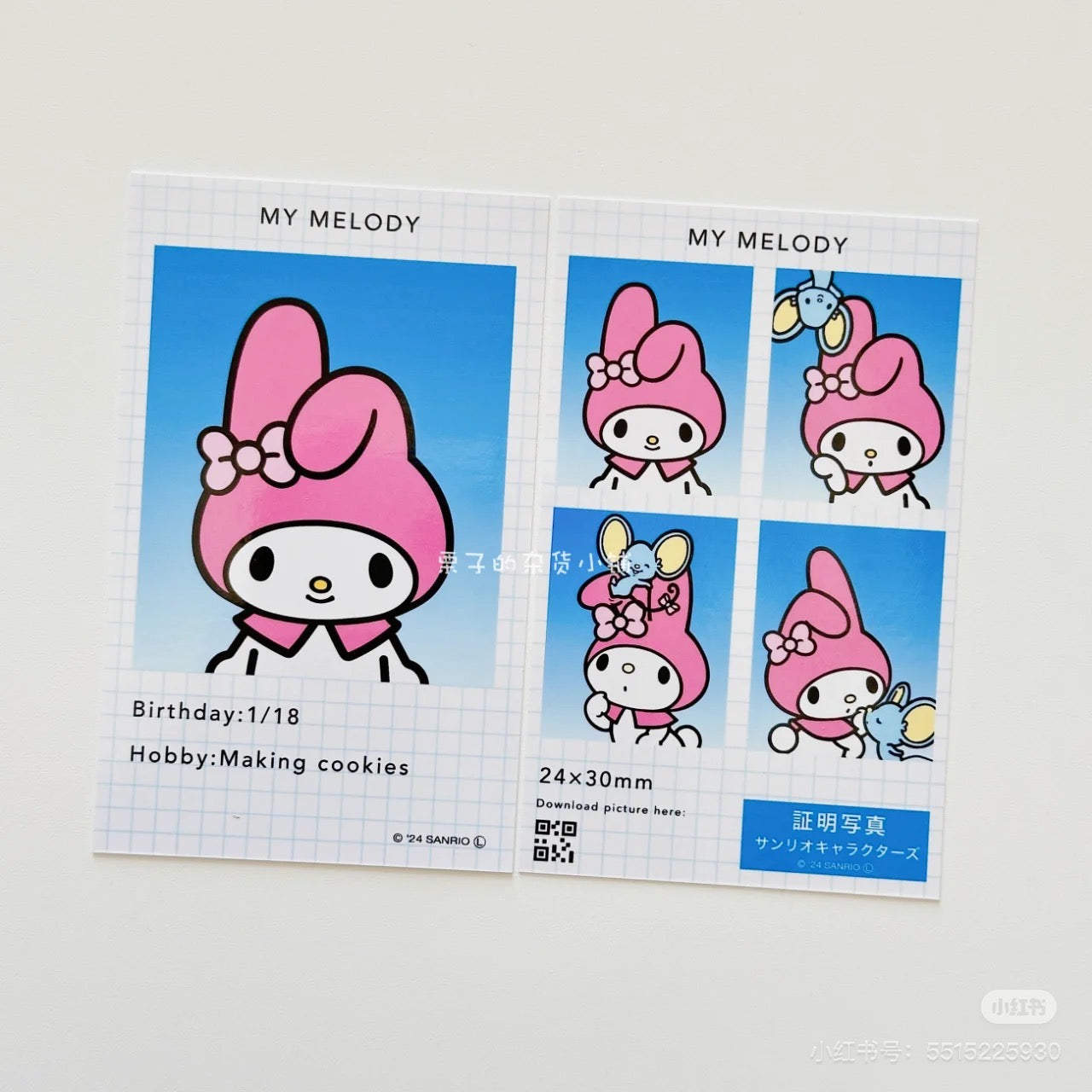 Sanrio|Secret ID Photo Style Smartroid  mystery bag/blind box/All 24 types|1pcs