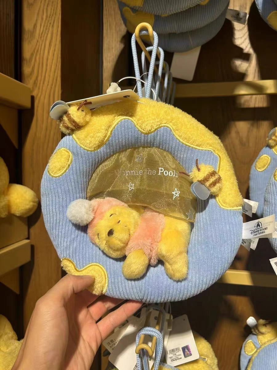Disney SH|winnie the pooh居家维尼/晚安睡帽噗噗吊挂花环