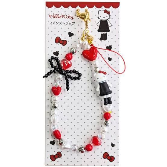 Sanrio|Hello Kitty Phone Strap| H124 x W72 x D11mm approx.