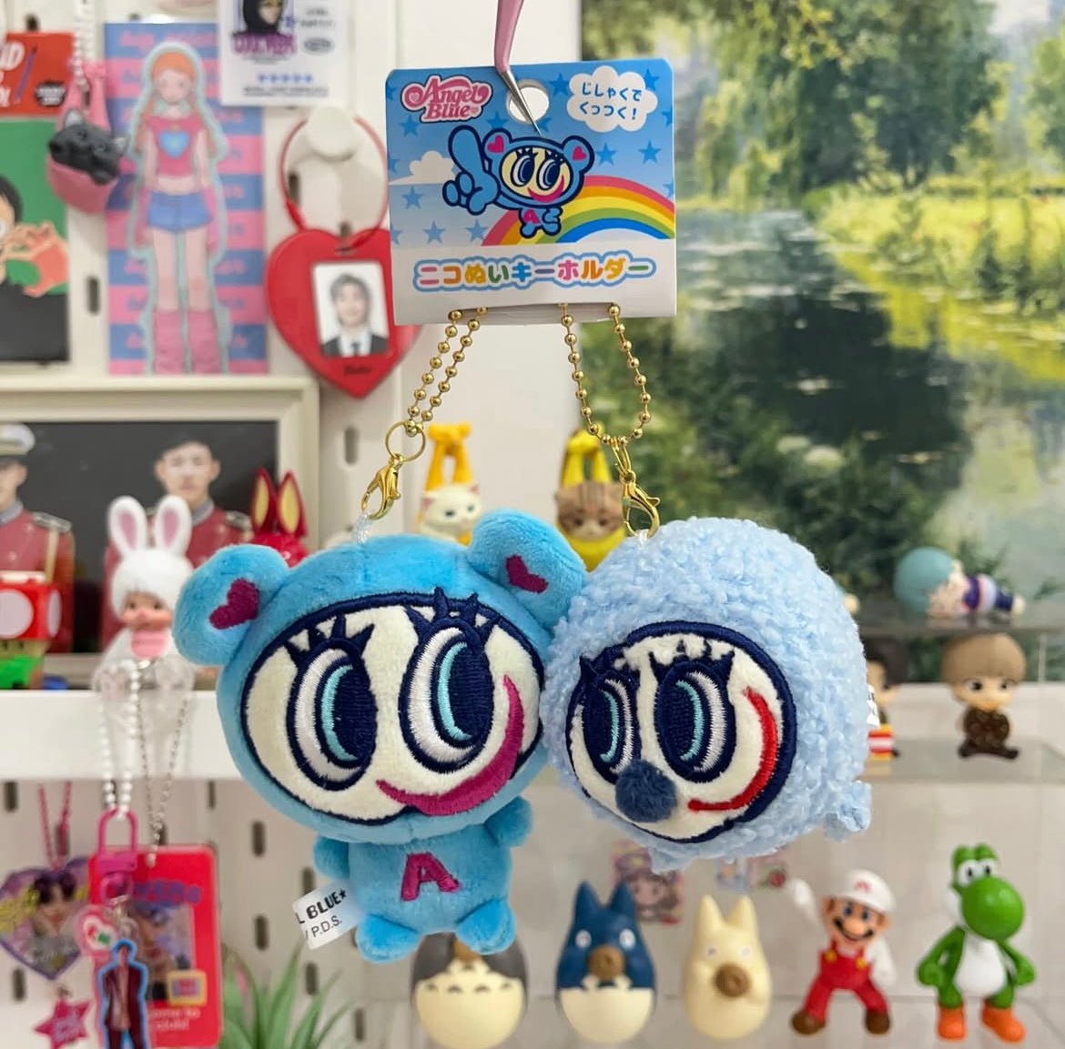 Angel Blue|Nakamura kun & Friend Mascot Holder /Plush Keychain|160×130×60mm approx.