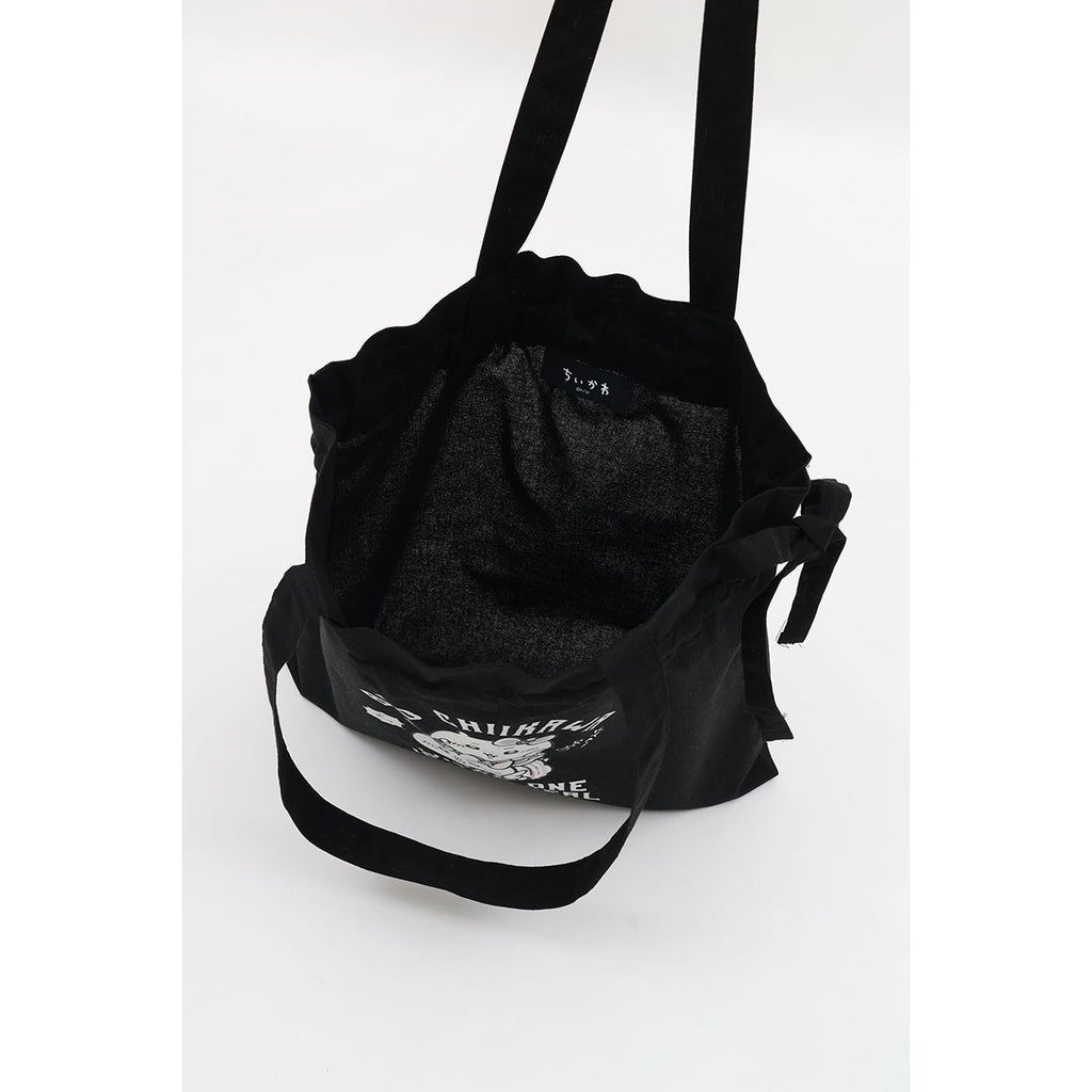 Chiikawa 吉伊卡哇|超魔法少女/小魔仙限定大容量抽绳托特包|約H350×W400×持ち手620mm(持ち手の幅25mm)