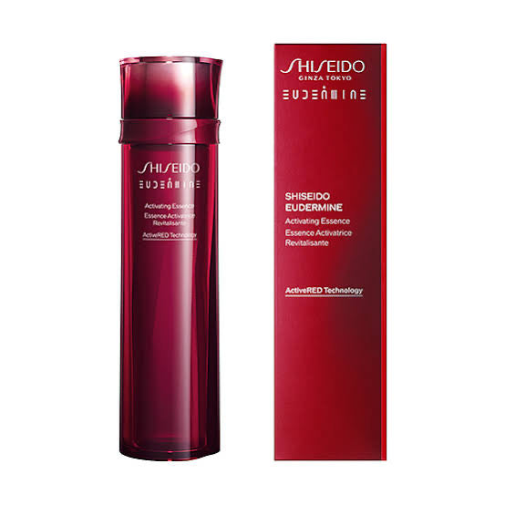 Shiseido|EUDERMINE ACTIVATING ESSENCE红色蜜露高机能保湿精华水/化妆水/爽肤水 |145ml