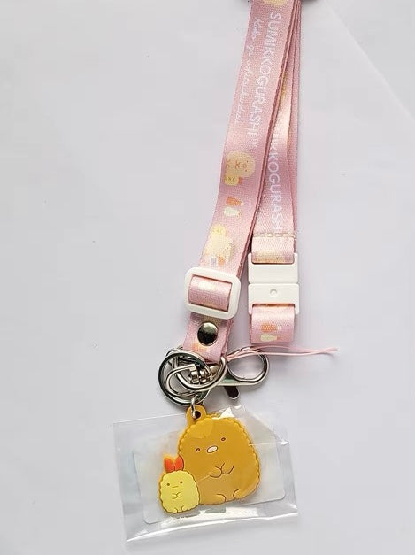 Sumikko gurashi角落生物|角色挂脖钥匙扣/精美挂绳|约 400×15mm