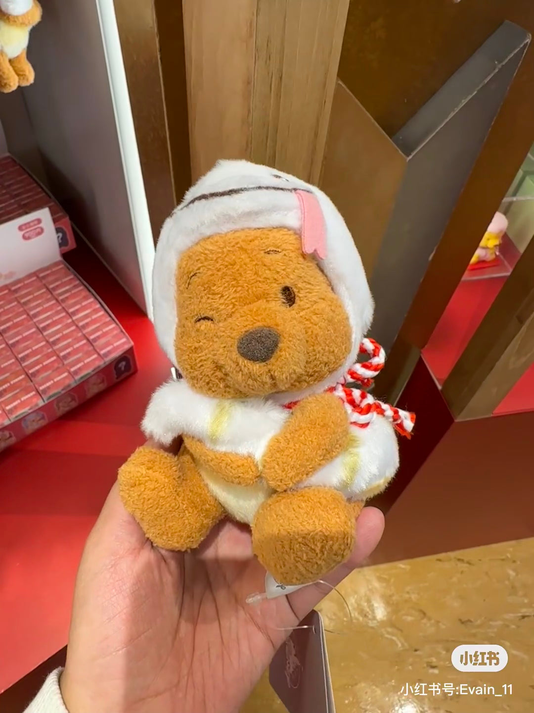 Disney迪士尼|东迪2025蛇年限定可爱角色S号毛绒玩偶/公仔/可脱帽|約高さ13×幅10×奥行き9(cm)