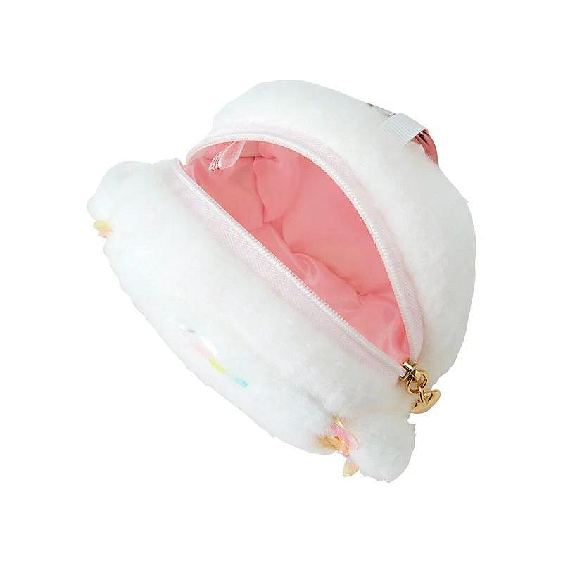 Sanrio|Face-shiped Mini Pouch - Cogimyun / Angel Play Party小麦云粉精灵天使系列毛绒收纳包|约14×6×10cm