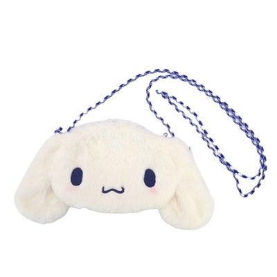 Sanrio|毛茸茸角色大头斜背包约|15*23*2cm