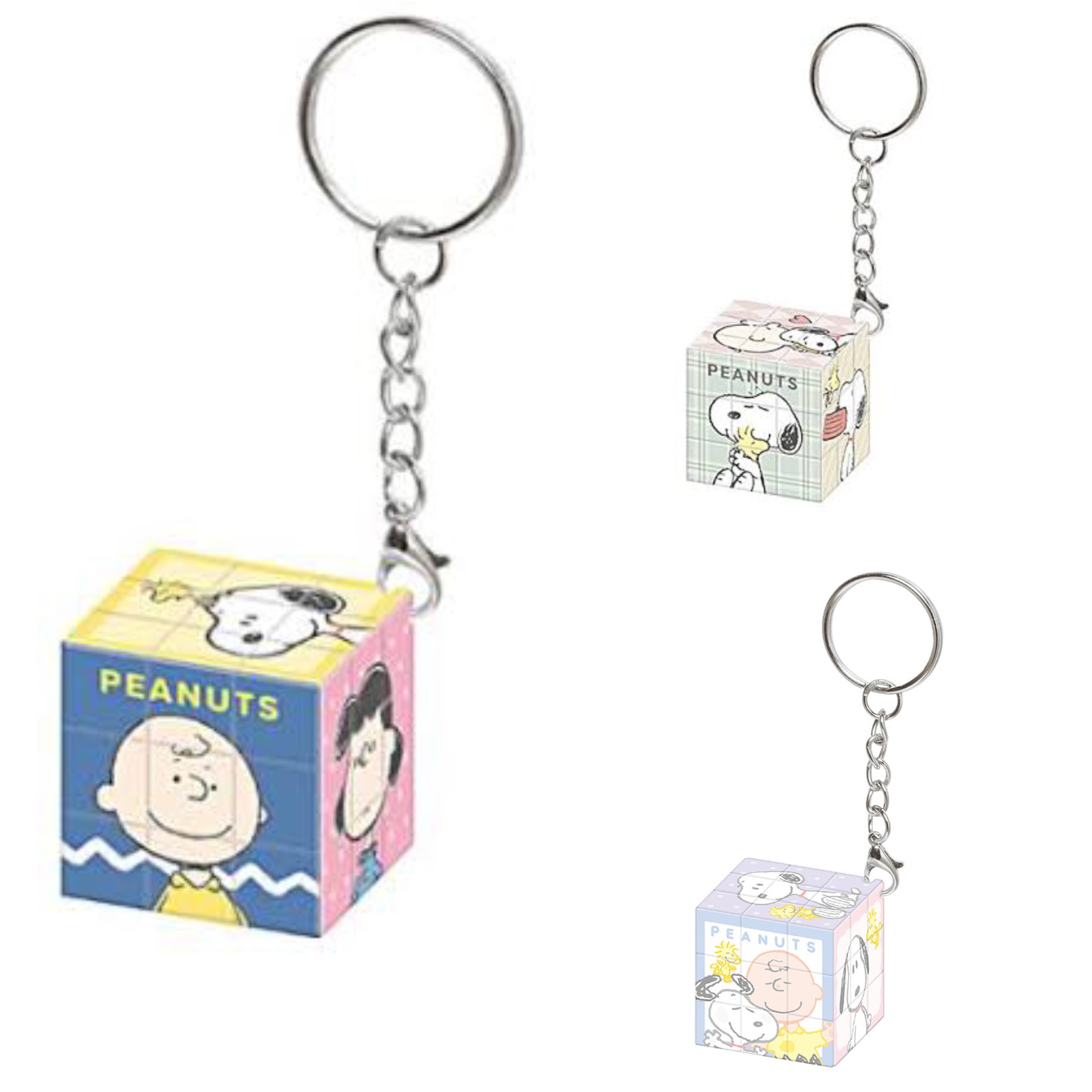 Snoopy|魔方钥匙扣挂件/益智玩具|約H30×W30×D30mm