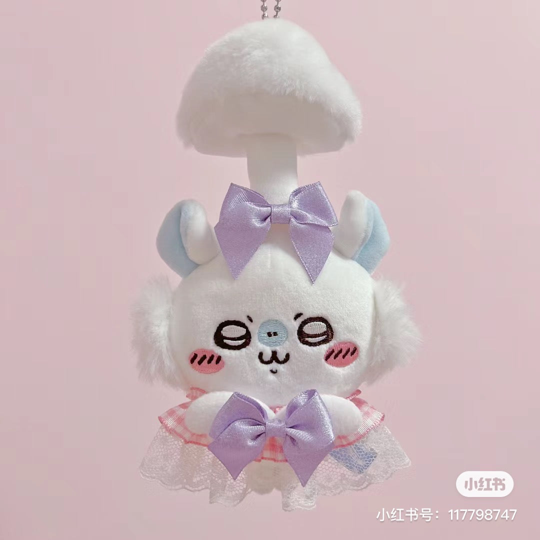 Chiikawa 吉伊卡哇|小蘑菇寄生飞鼠挂件|H175×W100×D75mm