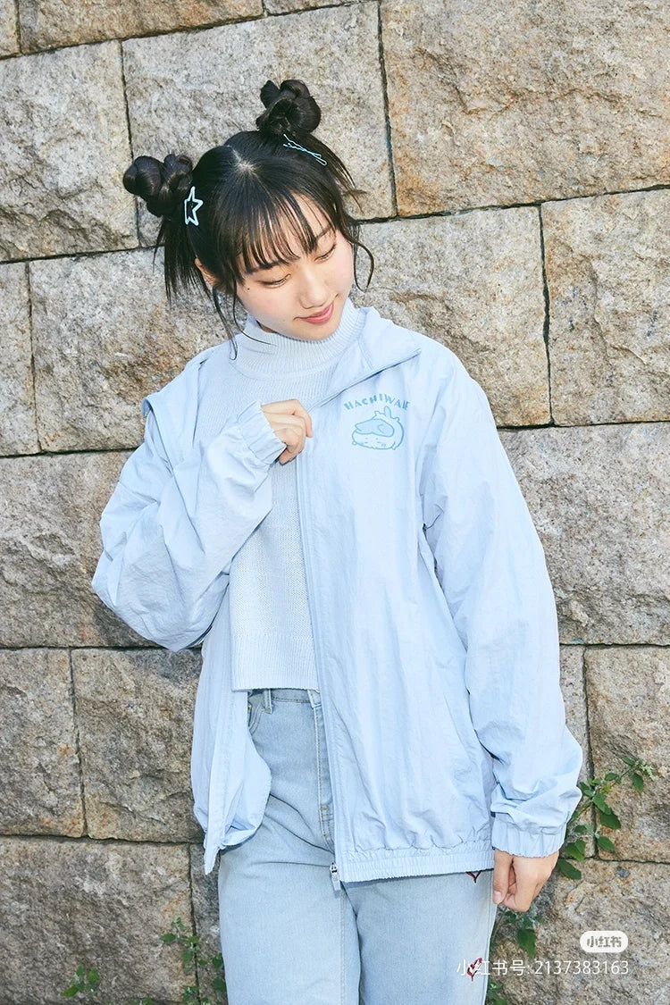 Chiikawa 吉伊卡哇|薄款拉链外套/开衫