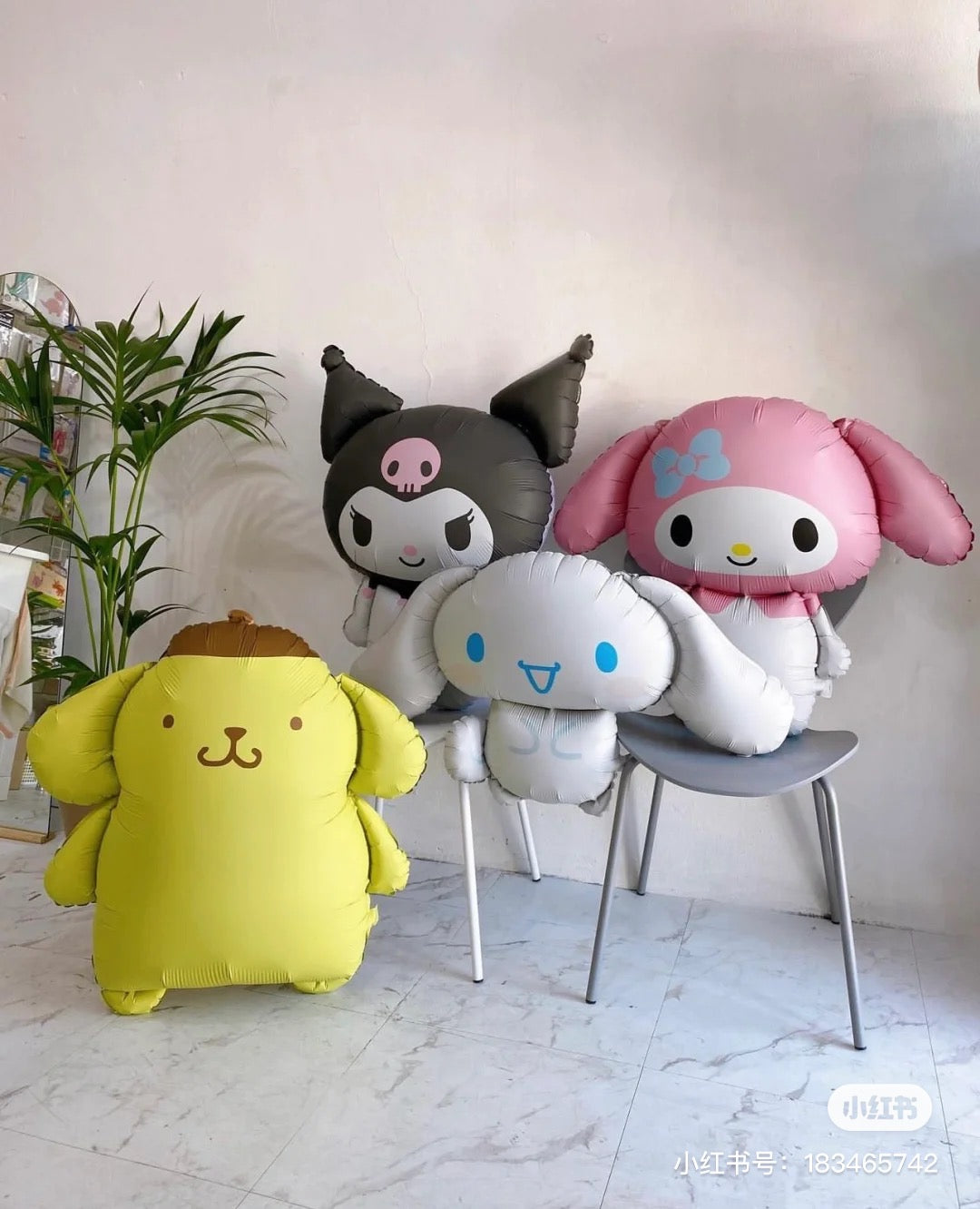Sanrio|超大充气球/派对/生日气球/拍照神器/正反双图案都可爱|充气后约80cm