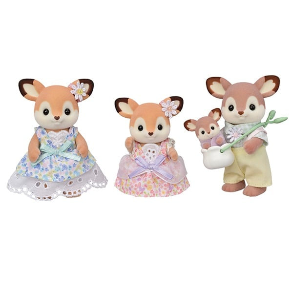 SylvanianFamilies森贝儿家族|Deer Family Doll set梅花鹿家族系列/一家四口套组/玩具/过家家
