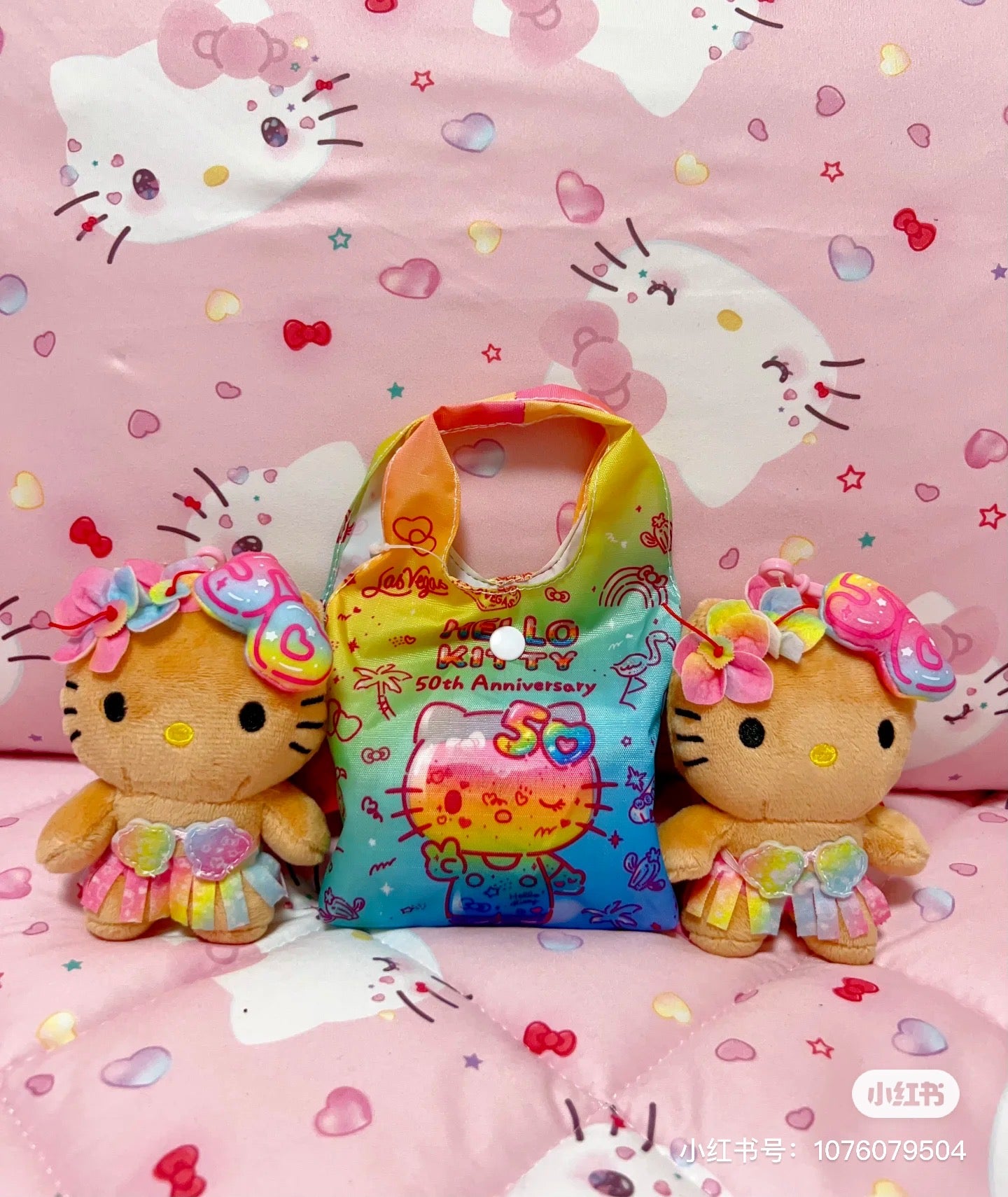 HelloKitty凯蒂猫|夏威夷50周年限定Hawaii可折叠购物袋
