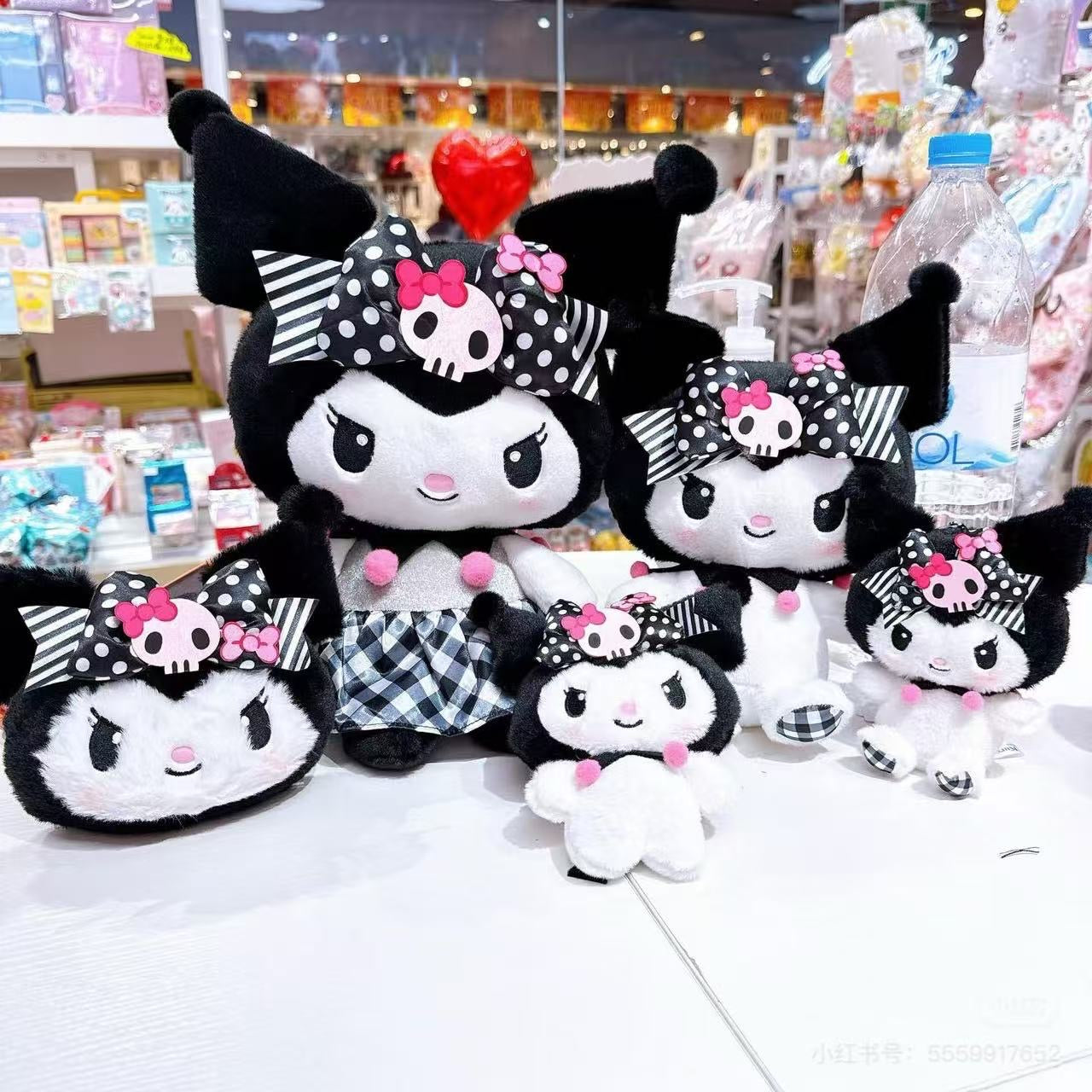 Sanrio|Pink Black Party Plush Dolls/Plush Toy|M/21×17×35cm approx.