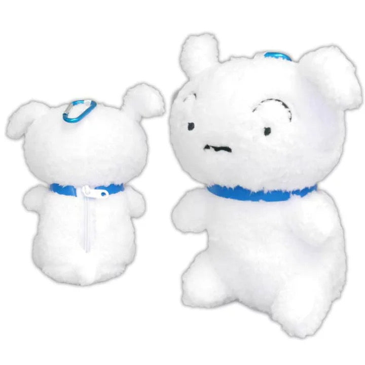 Crayon shin-chan蜡笔小新|小白零钱包毛绒挂件/包挂/玩偶 |约H16xW17xD10cm