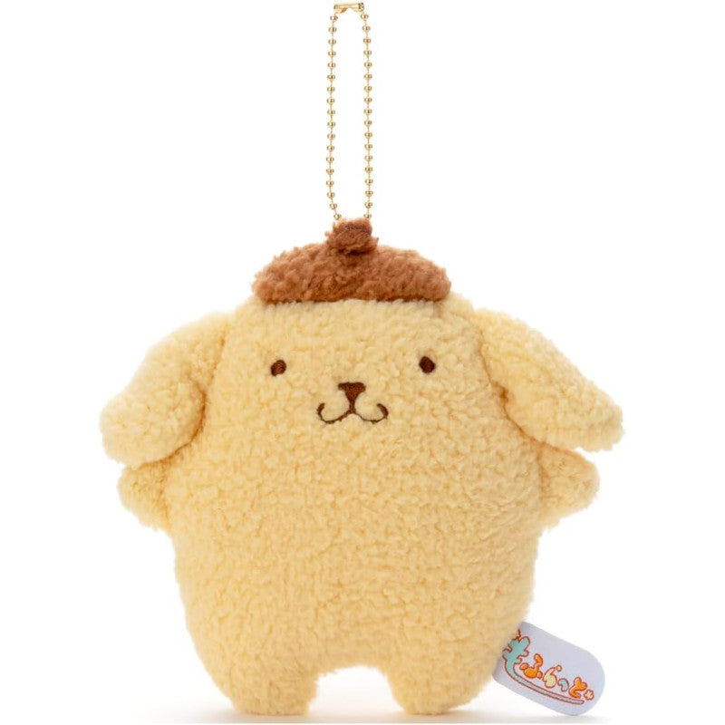 Sanrio|毛茸茸扁扁零钱包挂件|約W80×H170×D40mm