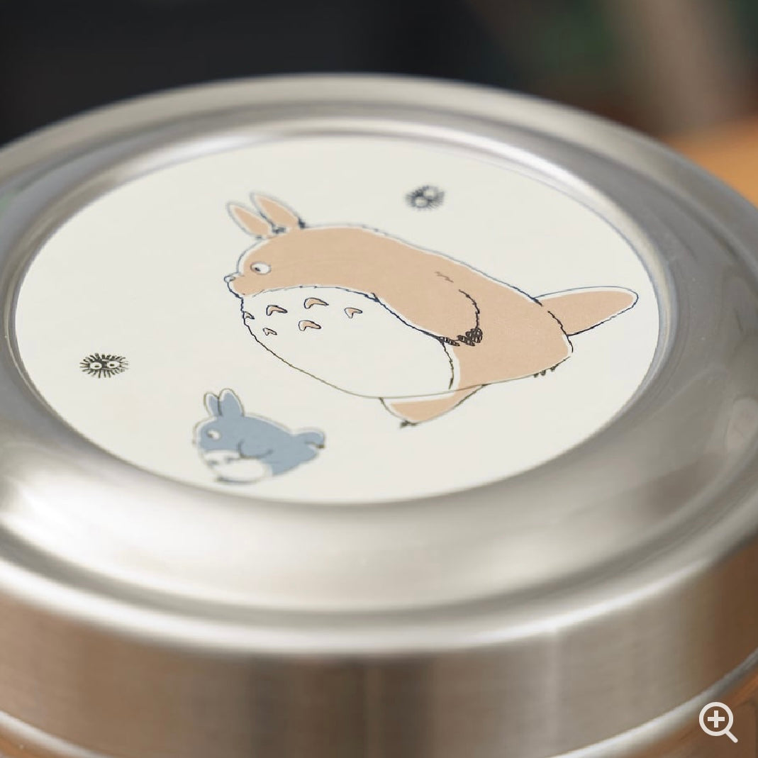 My neighbor totoro|吉卜力宫崎骏龙猫抗菌真空保温保冷饭盒|600ml