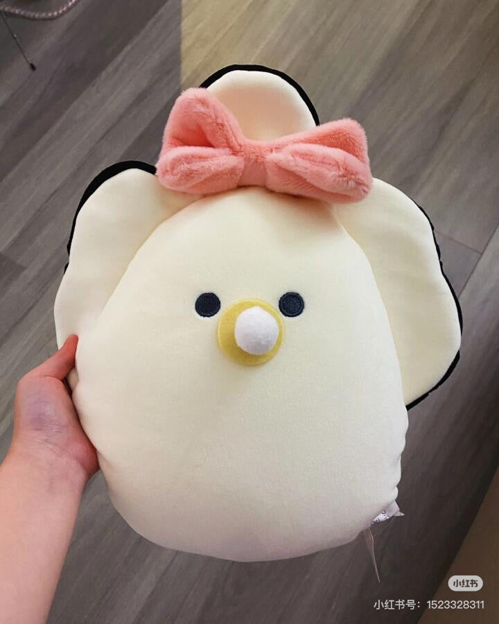 和食屋|Baby Oyster Plush stuffed toy doll 蝴蝶结可爱牡蛎生蚝宝宝公仔/玩偶/超好捏|约W25 x H33 x D14cm