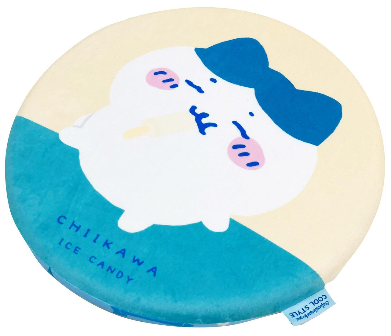 Chiikawa 吉伊卡哇|Morishita Chiikawa Cooling Seat Cushion记忆海绵冰丝坐垫/正反面都可爱|直径 400 x H45 mm