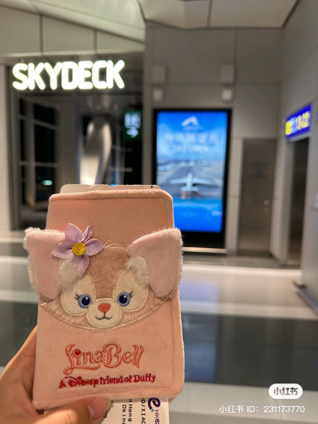 Disney SH|linabell贝儿护照夹/护照包/收纳夹/也可以改造成活页本