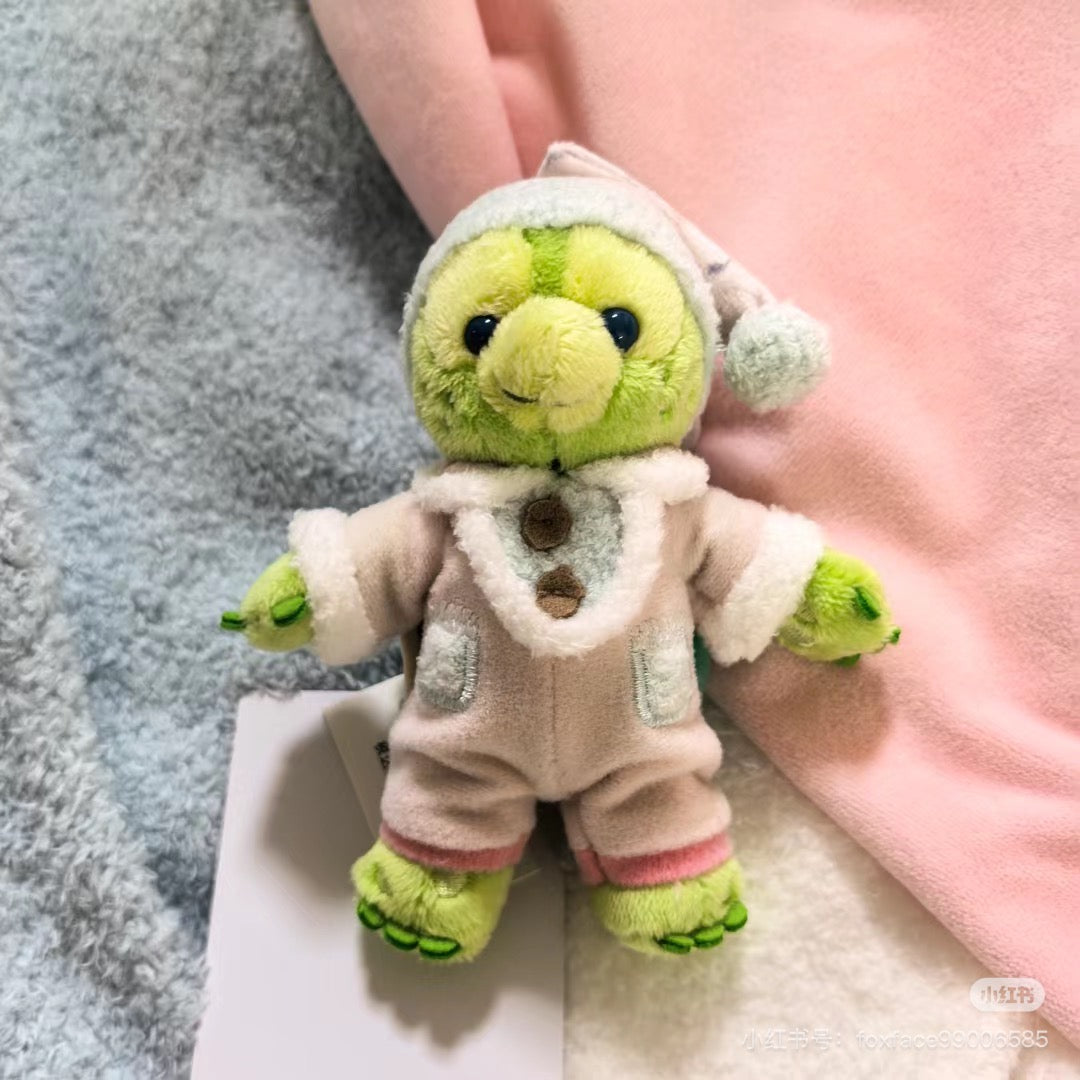 Disney迪士尼|2024东迪秋日睡衣派对系列/Duffy和朋友们站姿毛绒徽章挂件/包挂