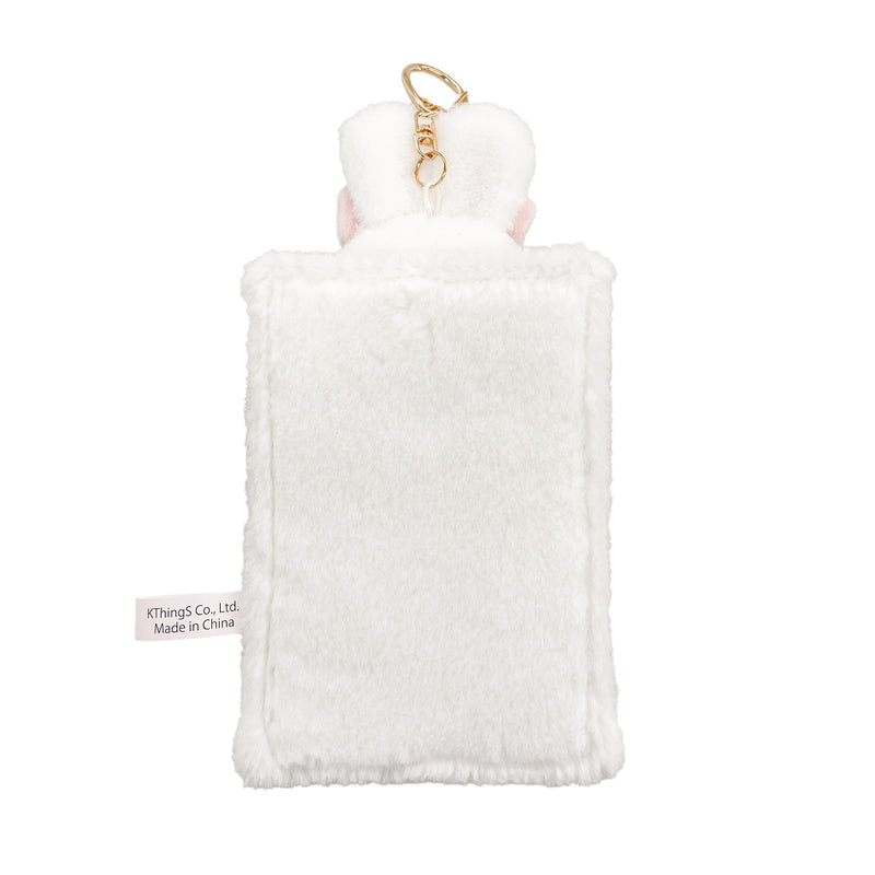 EstherBunny艾丝乐小兔|超萌兔头毛茸茸柔软卡包/卡套|约高180×宽95毫米