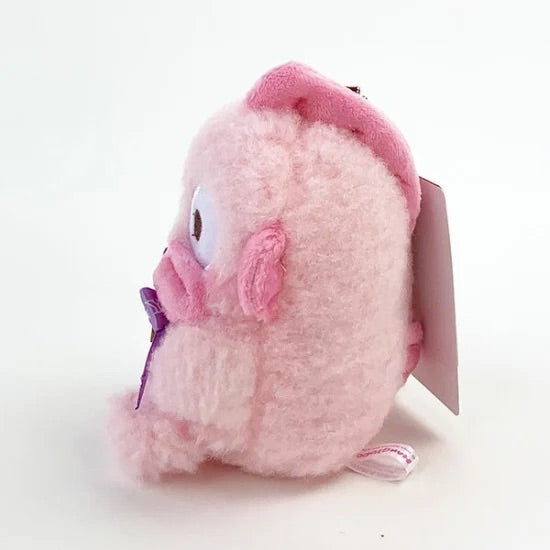 Sanrio|Hangyodon Pink Bithday Ball Chain Mascot Holder /Plush Keychain|H13×W10×D10cm approx.