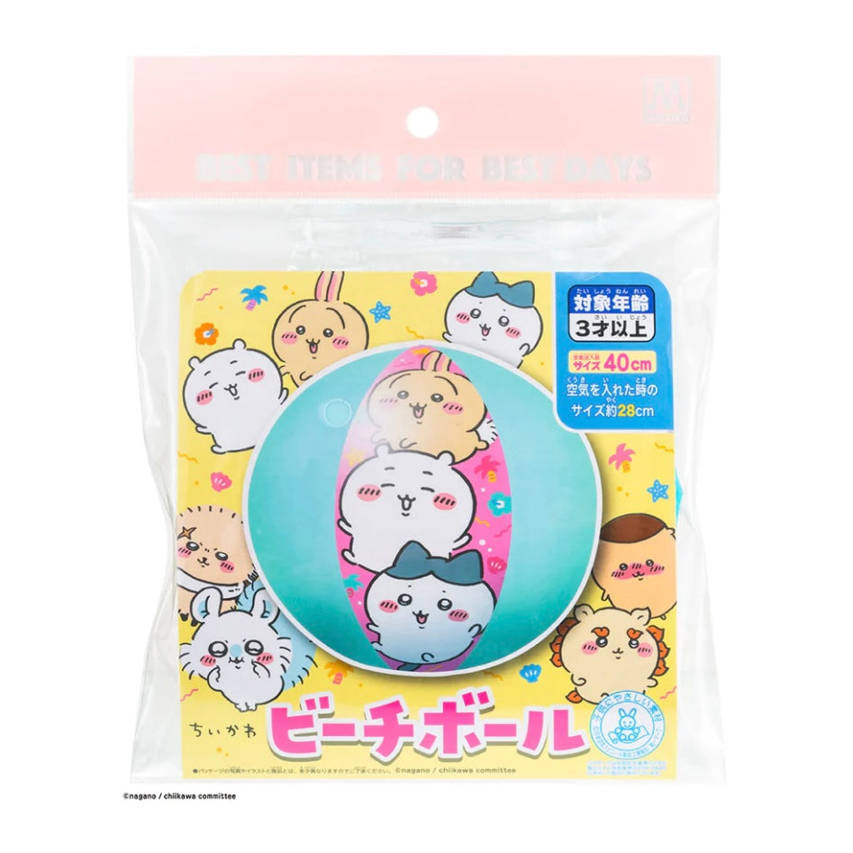 Chiikawa 吉伊卡哇|水上漂浮气球/沙滩游乐球/游泳圈|約直径400×H400mm(空気注入前)