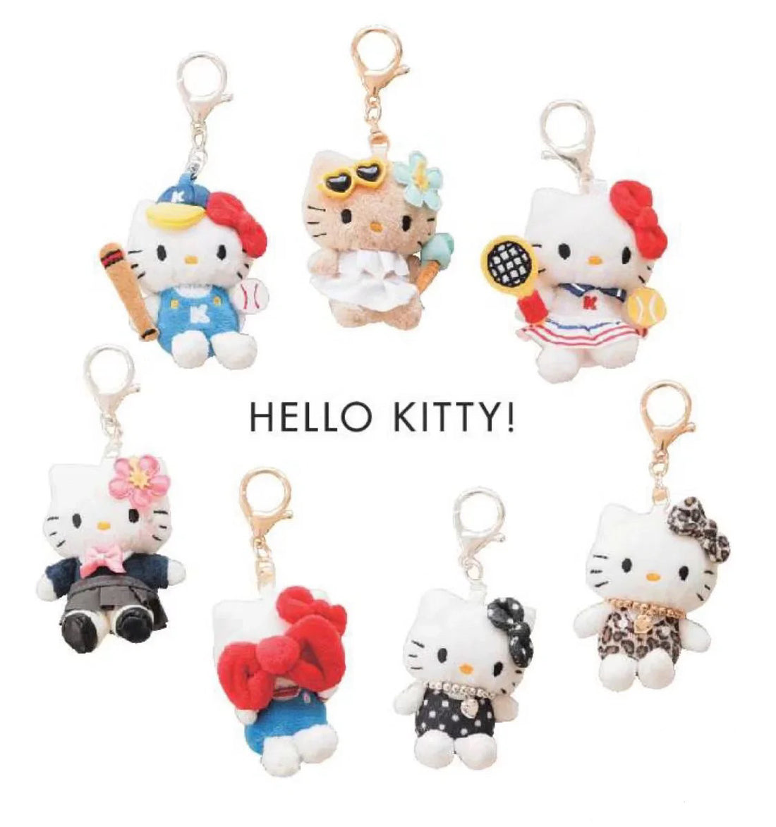 【限购1】Sanrio三丽鸥|.st lowrys farm me%联名Hello Kitty毛绒钥匙扣/包挂/挂件