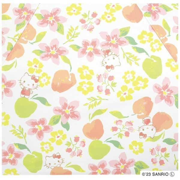 sanrio|WPC合作限定花花图案两用便携99%防uv防紫外线完全遮光遮阳伞/晴雨兼用伞/折叠伞|肋骨长度约50cm