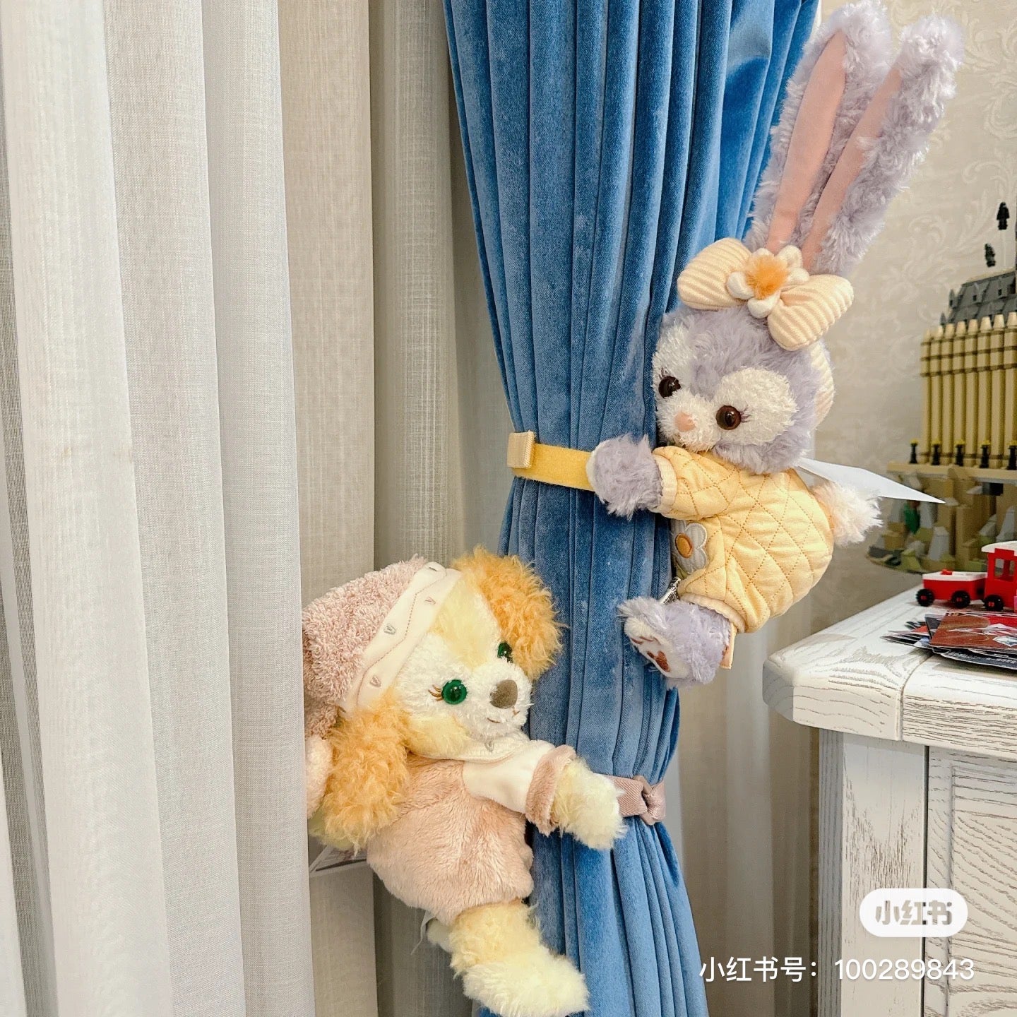 Disney SH|懒懒在一起系列窗帘扣