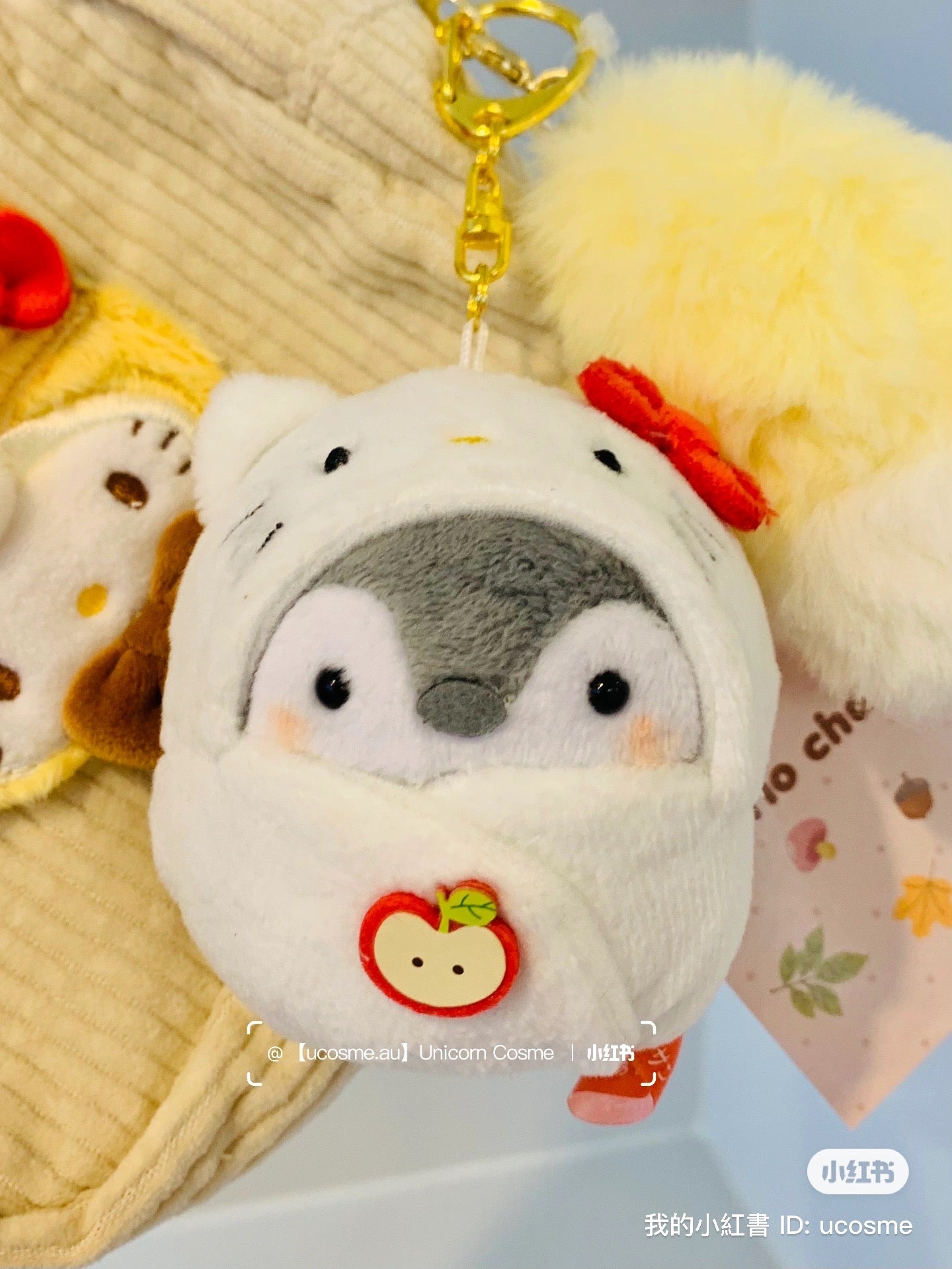 Sanrio|正能量企鹅联名玩偶挂件/包挂|約H100×W90×D55mm