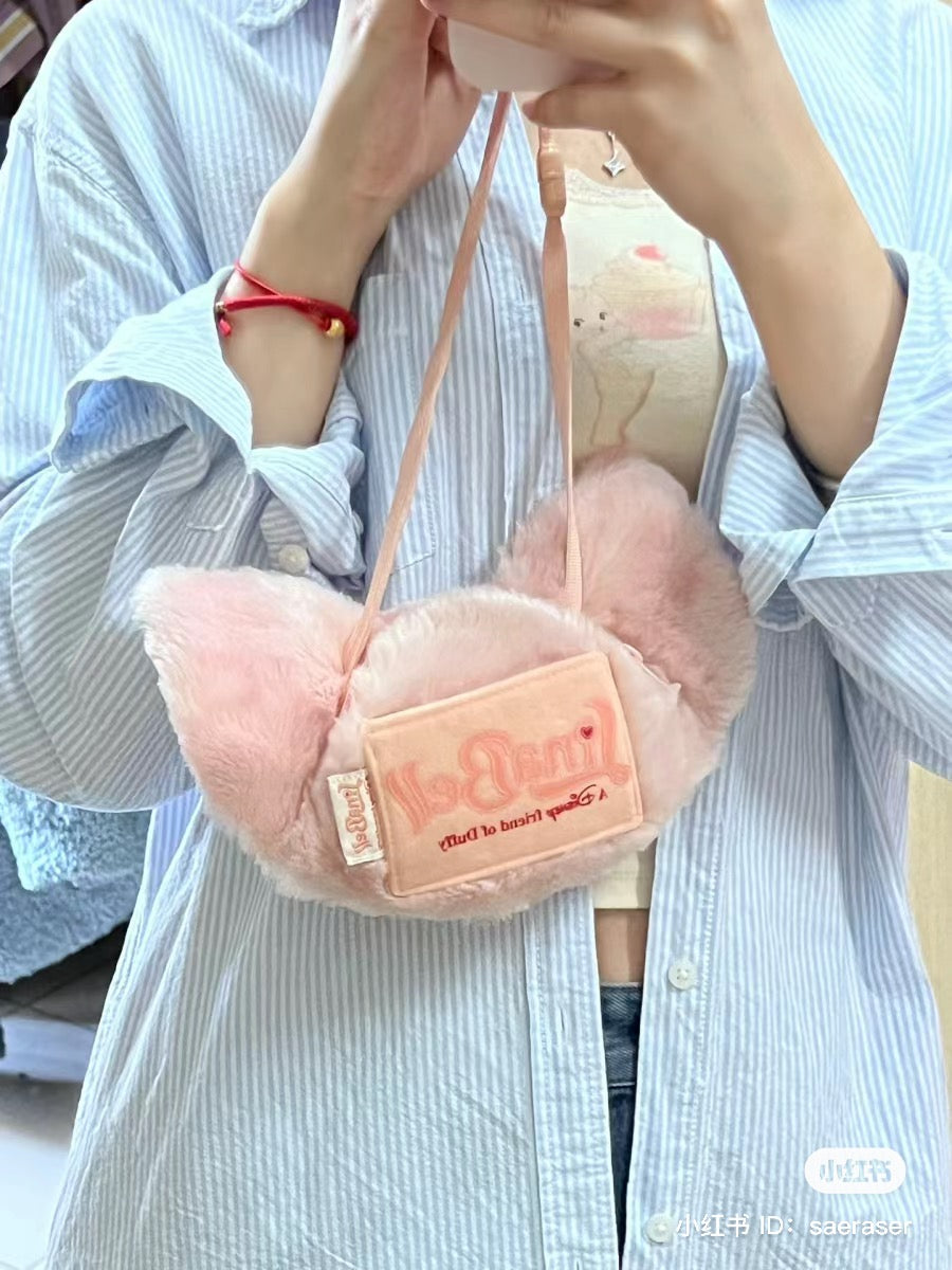 Disney HK|linabell玲娜贝儿大脸斜挎包/卡包位