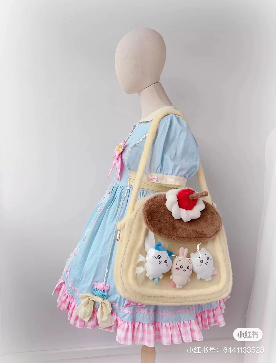 Chiikawa 吉伊卡哇|基础小脚可爱挂件/包挂|約H110×W90×D55mm