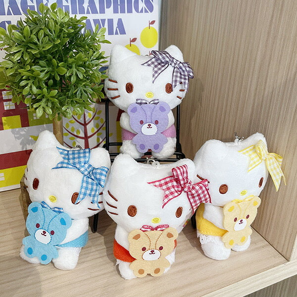 Hello kitty凯蒂猫|彩虹色hellokitty毛绒挂件|约6.5×5×9.5cm