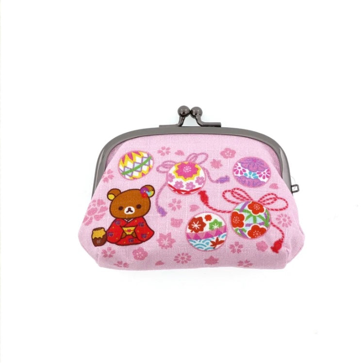 Rilakkuma轻松熊|茶房限定大款口金包|约W120×H90(mm)