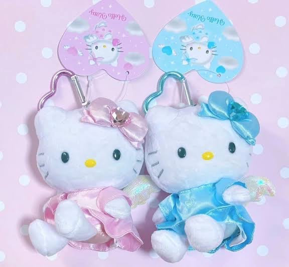 HelloKitty|Sanrio Angel Mascot Holder /Plush Keychain|107×80×75mm approx.
