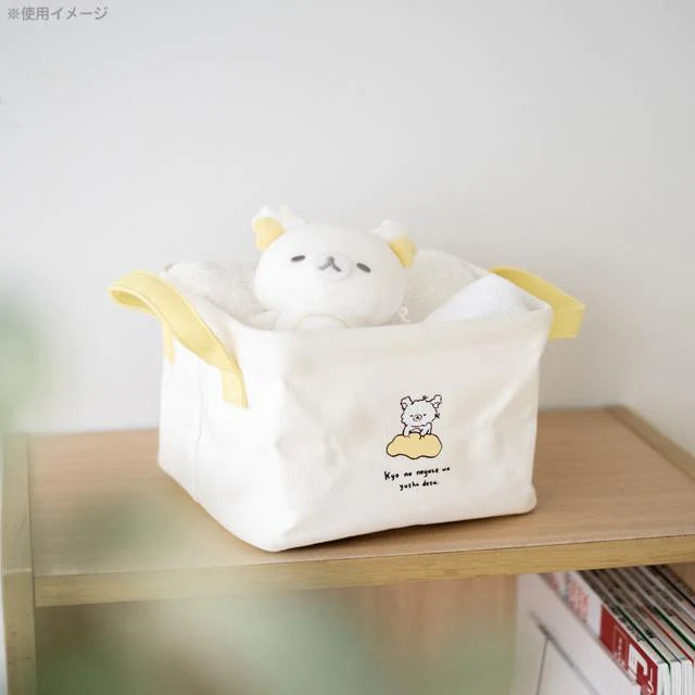 Rilakkuma轻松熊|可折叠布制收纳篮/正反都可爱|约140×200×180mm
