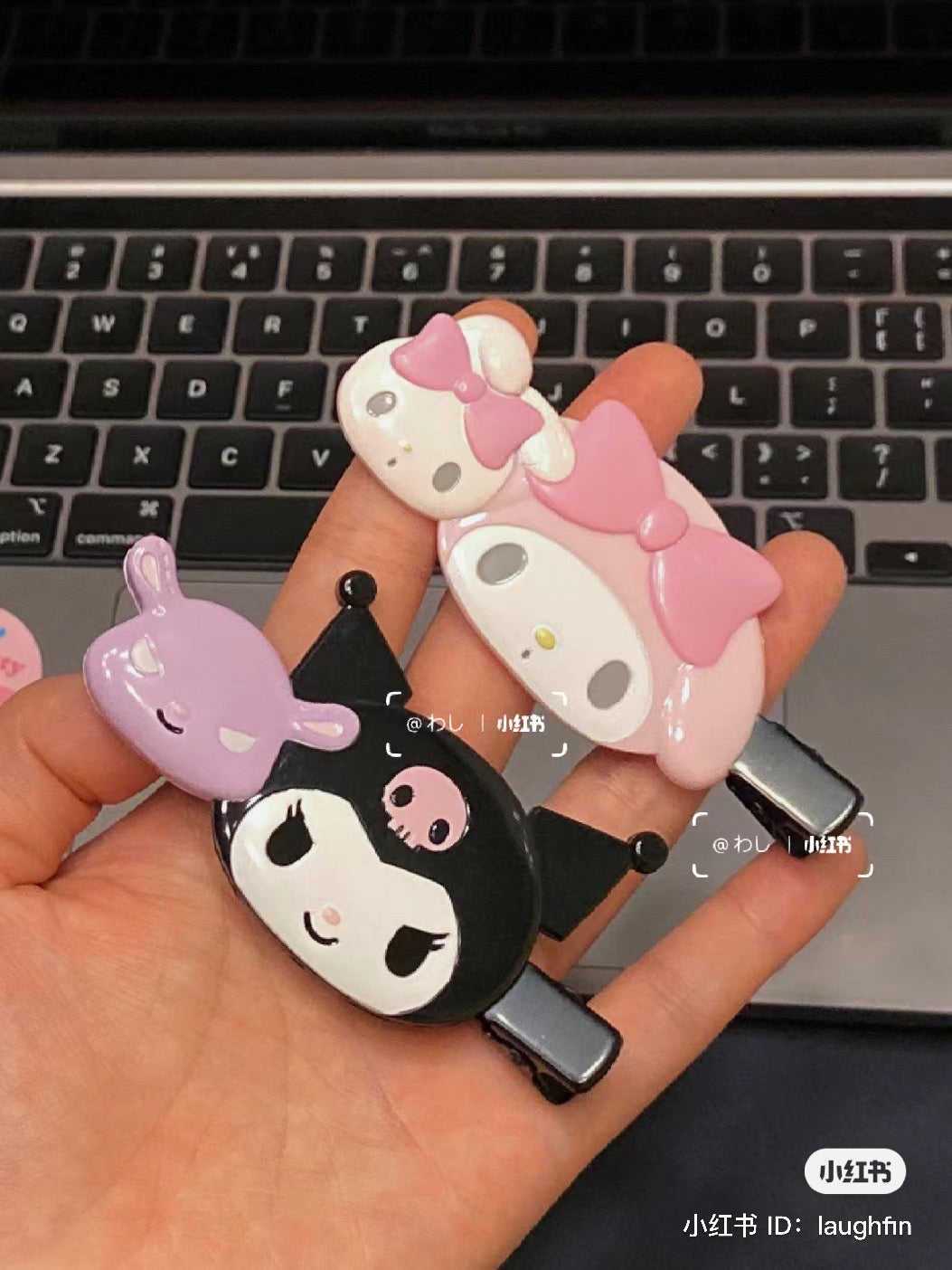 Sanrio|Long Bangs Clip Set|9×1.2×4cm approx.