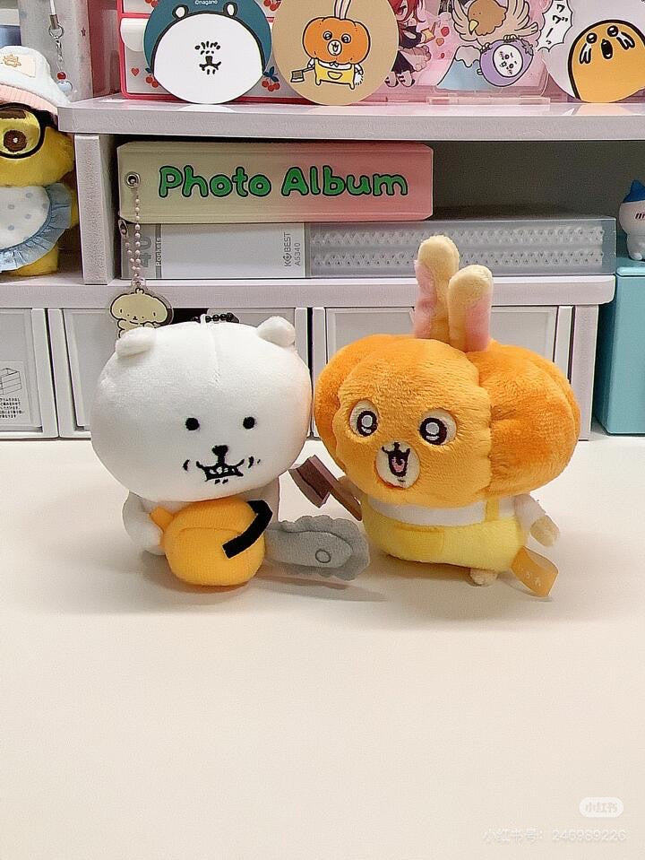 Nagano嘲讽熊|Market Petit Mini Mascot电锯薯饼可乐饼/电锯熊挂件|约H100×W110×D60mm