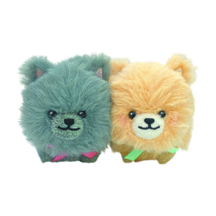 Nico Nui|Obakane Nico Nui Keychain幽幽家族可爱角色磁吸毛绒玩偶钥匙扣/挂件/1对|约15cm×13.5cm×6cm