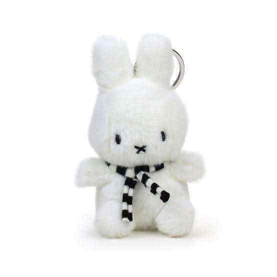 Miffy|Sitting Keychain with Scarf Mascot Holder /Plush Keychain|10 cm - 4”