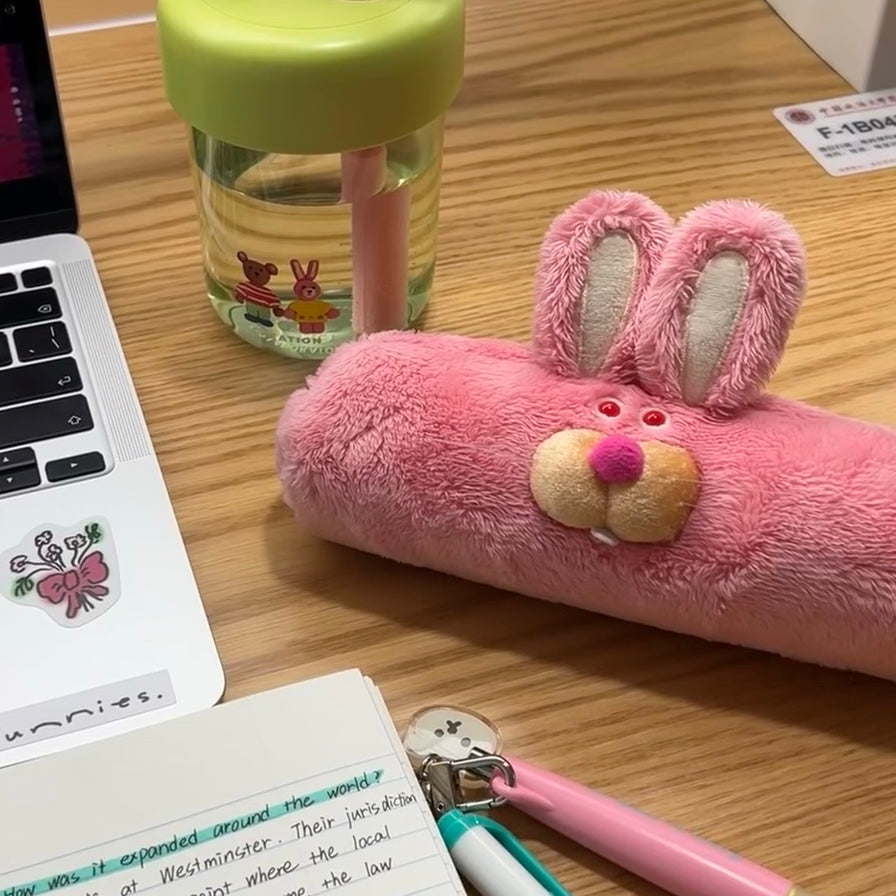 Gladly gladee|粉兔兔笔袋/收纳袋