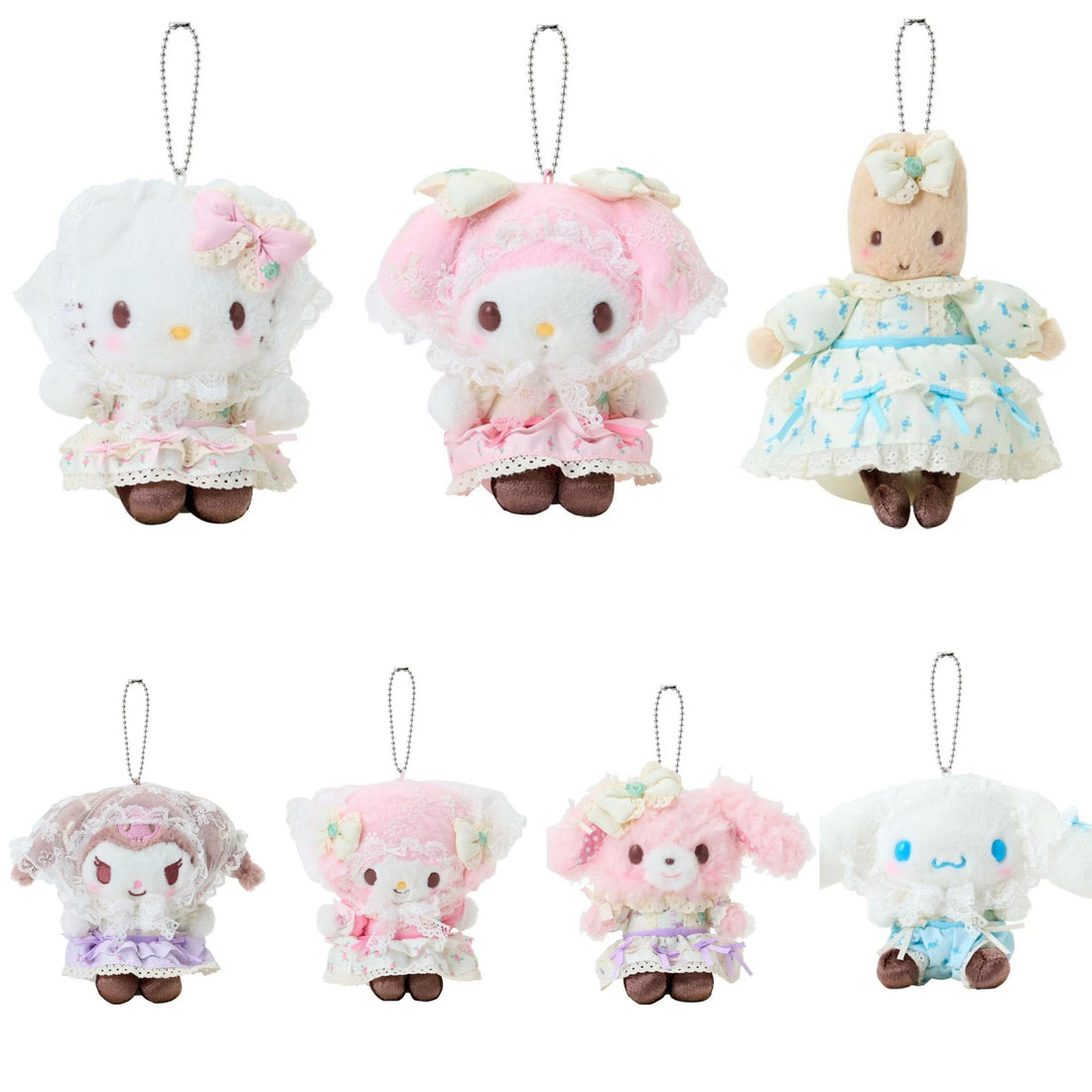 【limit 1】Sanrio|Forest Lace Mascot Holder /Plush Keychain|W15×D9.5×H15cm approx.
