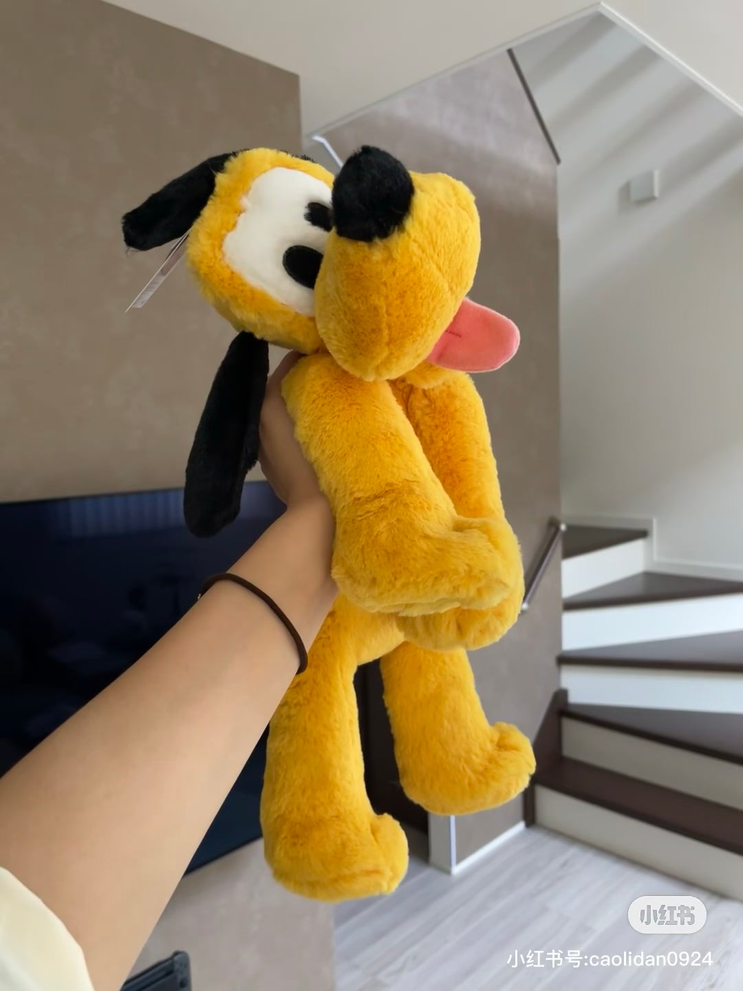 Disney|超好摸Fluffy软绵绵限定吐舌头布鲁托玩偶公仔|大号/长约70cm