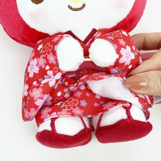 Sanrio|Sakura Kimono Plush Dolls/Plush Toy (S)|15×9×19cm approx.