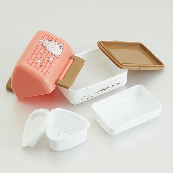 My neighbor totoro|宫崎骏龙猫房屋造型分层抗菌饭盒/午餐盒|约240ml