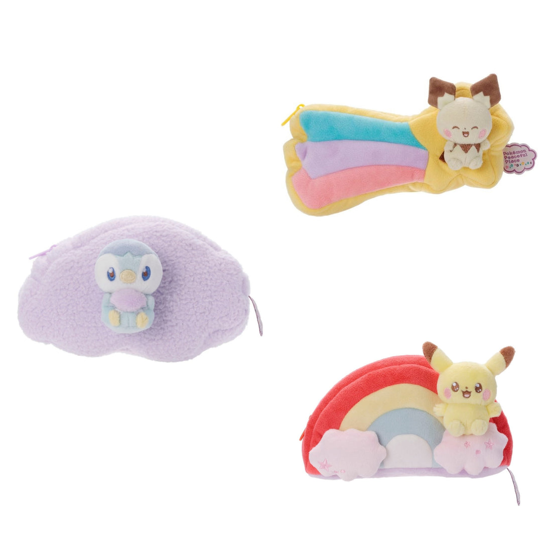 Pikachu|PokePeace Plush Pouch|190×120×90mm approx.