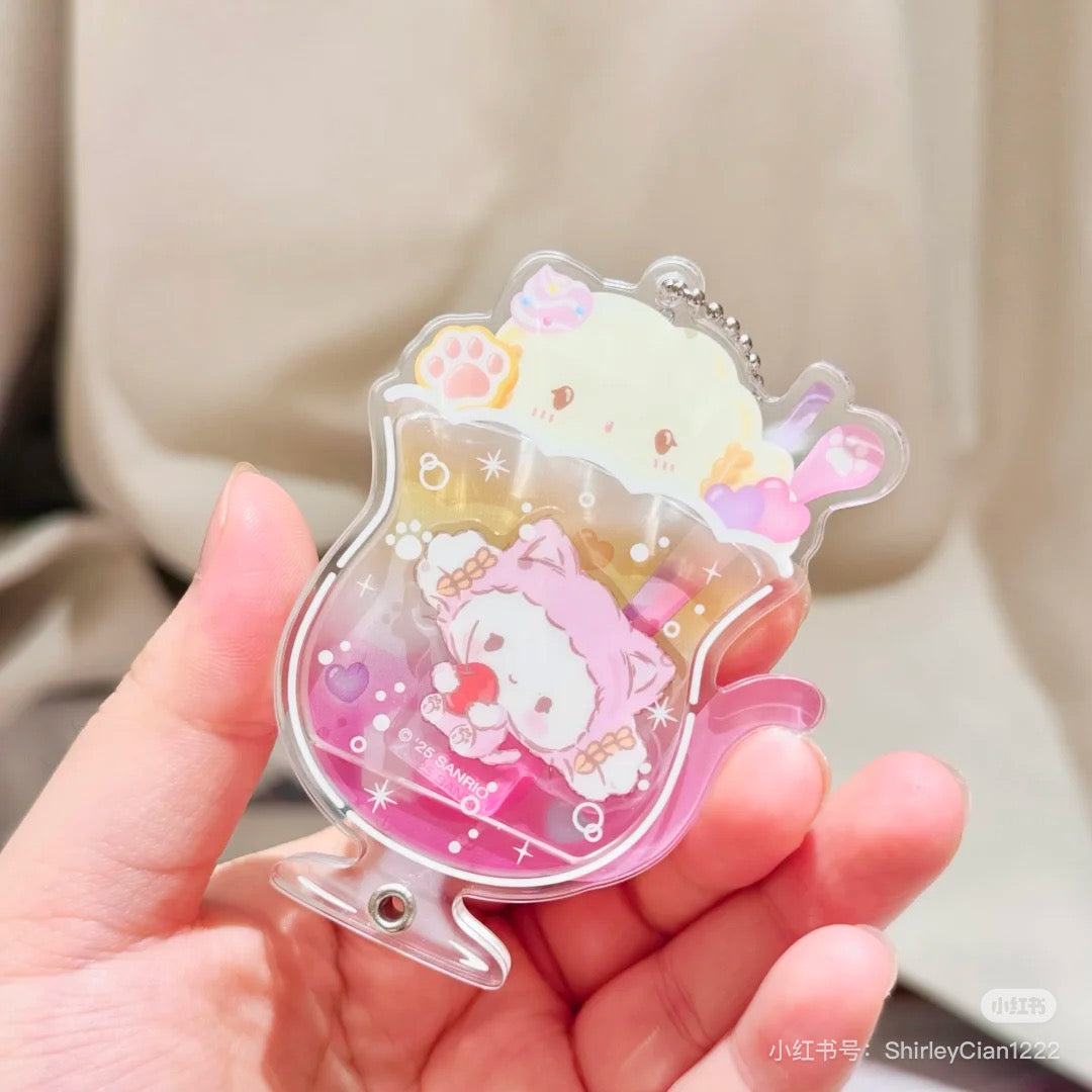 Sanrio|Cat Soda Acrylic Charm mystery bag/blind box/All 8 types|1pcs