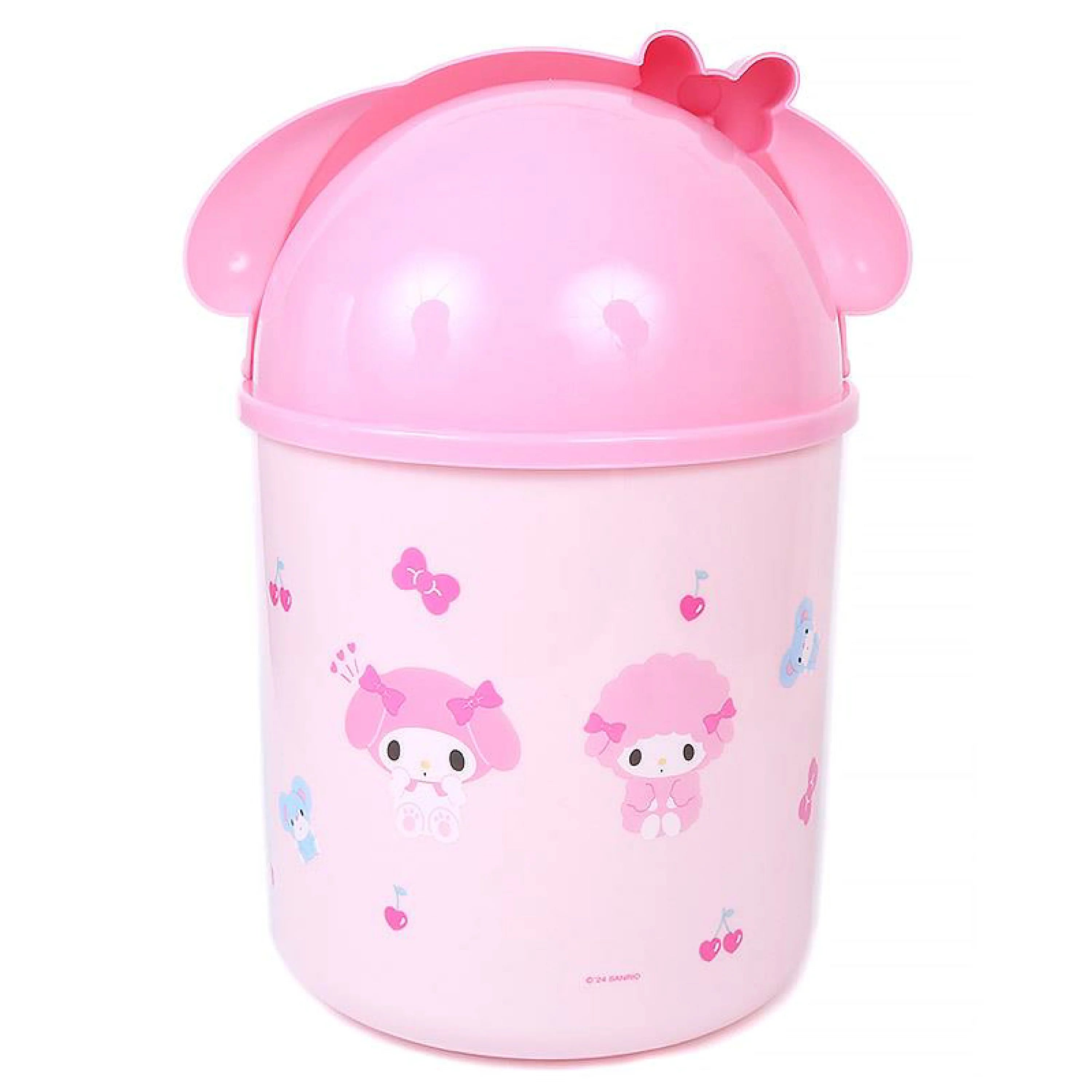 Sanrio|角色大脸收纳筒/桌面大型垃圾桶|约23×22.5×37.5cm