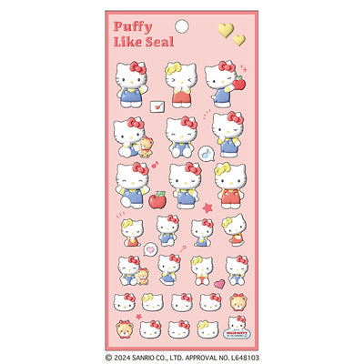 Sanrio三丽鸥|可爱角色puffy立体贴纸|约H200 x W95 x D1mm